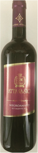 ATTANASIO NEGROAMARO 750ML