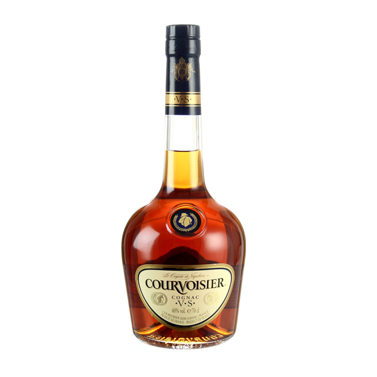 COURVOISIER VS W/GLASS 750ML