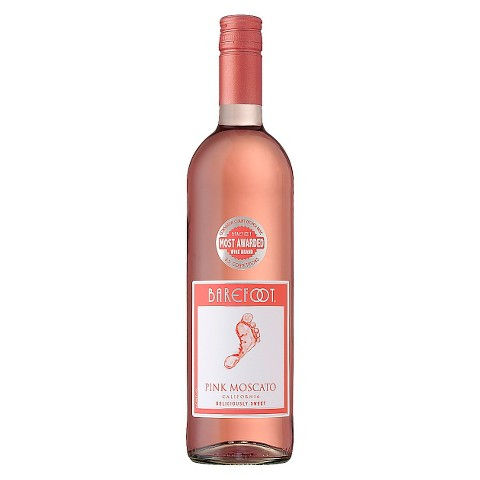 BAREFOOT PINK MOSCATO 750ML