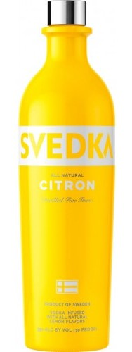 SVEDKA CITRON VODKA 1LT