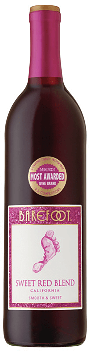 BAREFOOT SWEET RED 750ML