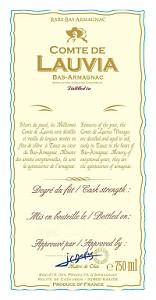 COMTE DE LAUVIA ARMAGNAC